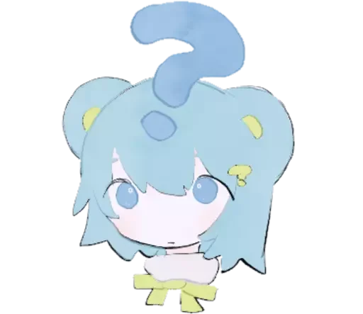 Sticker from the "cute chibi" sticker pack