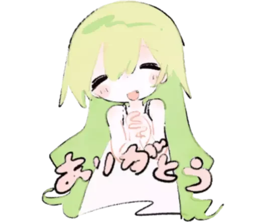 Sticker from the "cute chibi" sticker pack