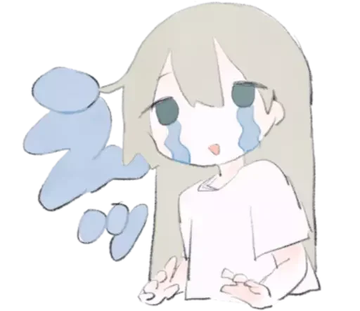 Sticker from the "cute chibi" sticker pack