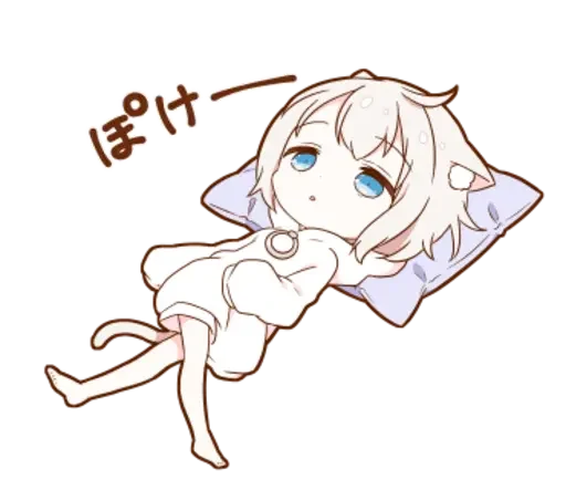 Sticker from the "KotyaParst chibi" sticker pack