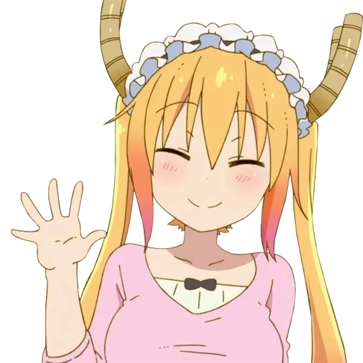 Стикер из набора "Kobayashi-san Chi no Maid Dragon"