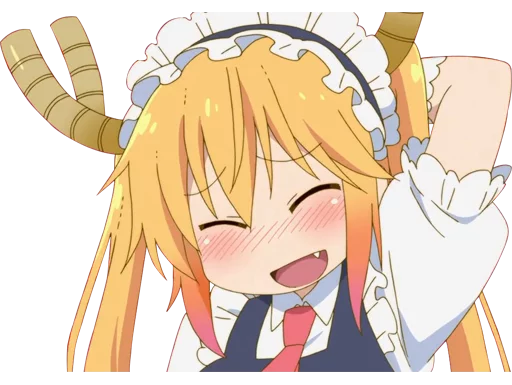 Sticker from the "Kobayashi-san Chi no Maid Dragon" sticker pack