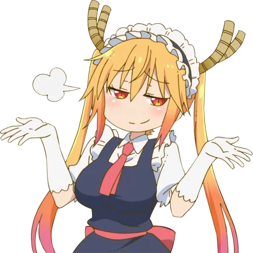 Sticker from the "Kobayashi-san Chi no Maid Dragon" sticker pack