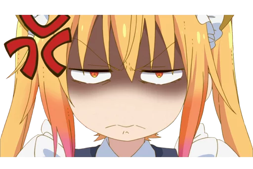 Sticker from the "Kobayashi-san Chi no Maid Dragon" sticker pack