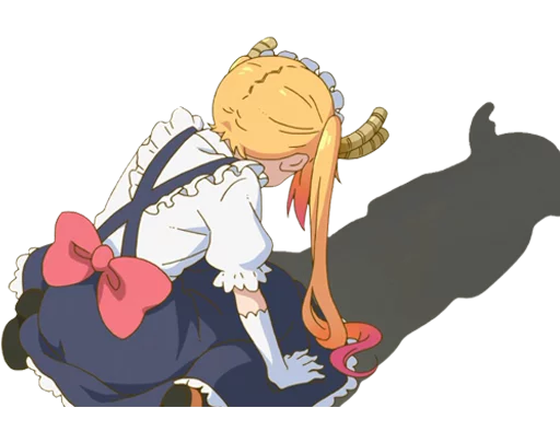 Sticker from the "Kobayashi-san Chi no Maid Dragon" sticker pack