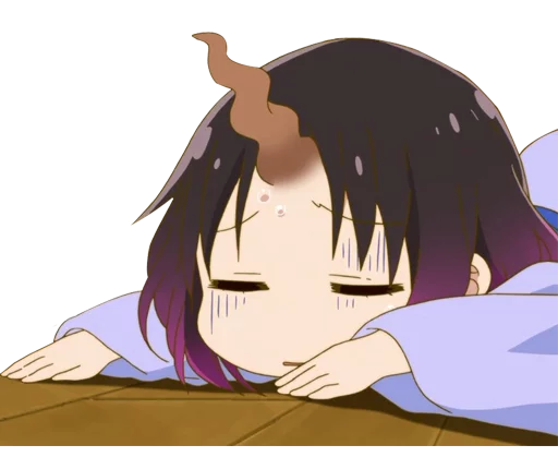 Sticker from the "Kobayashi-san Chi no Maid Dragon" sticker pack