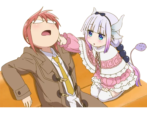 Sticker from the "Kobayashi-san Chi no Maid Dragon" sticker pack