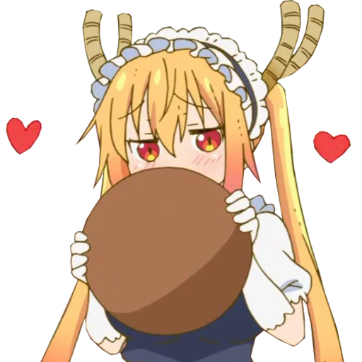 Sticker from the "Kobayashi-san Chi no Maid Dragon" sticker pack