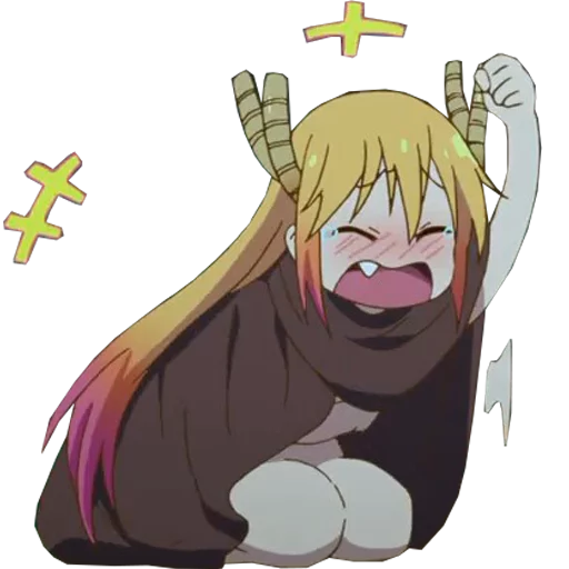 Sticker from the "Kobayashi-san Chi no Maid Dragon" sticker pack