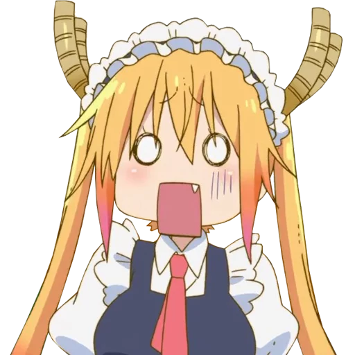 Sticker from the "Kobayashi-san Chi no Maid Dragon" sticker pack