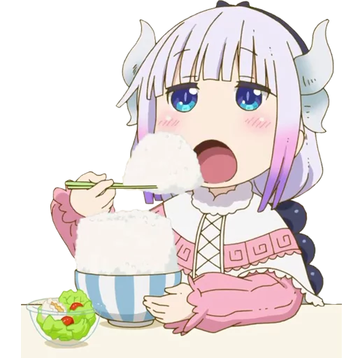 Стикер из набора "Kobayashi-san Chi no Maid Dragon"