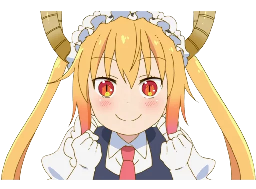 Sticker from the "Kobayashi-san Chi no Maid Dragon" sticker pack