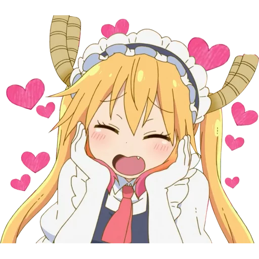 Sticker from the "Kobayashi-san Chi no Maid Dragon" sticker pack