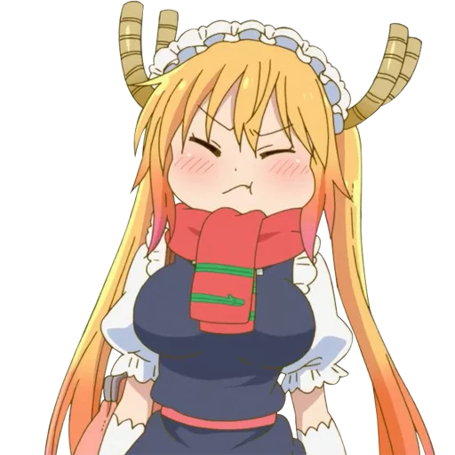 Sticker from the "Kobayashi-san Chi no Maid Dragon" sticker pack