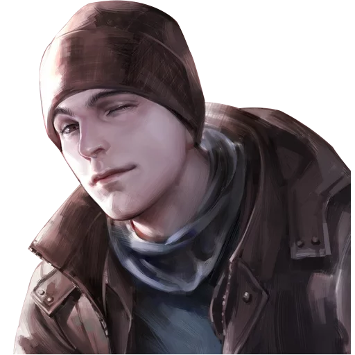 Sticker from the "Detroit: Become Human (Connor)" sticker pack