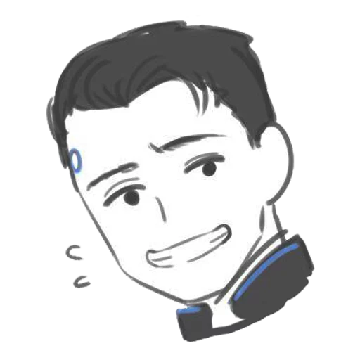 Sticker from the "Detroit: Become Human (Connor)" sticker pack