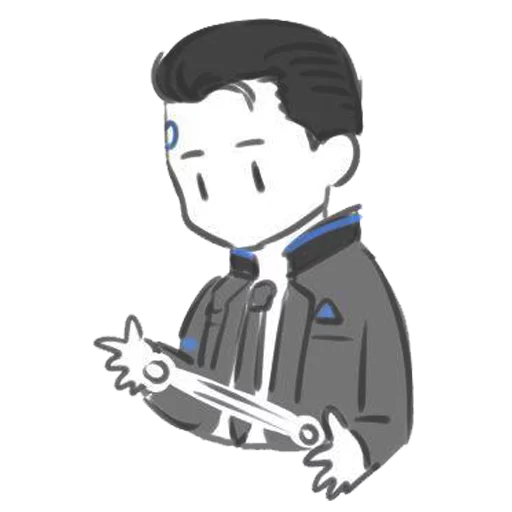 Sticker Detroit: Become Human (Connor)