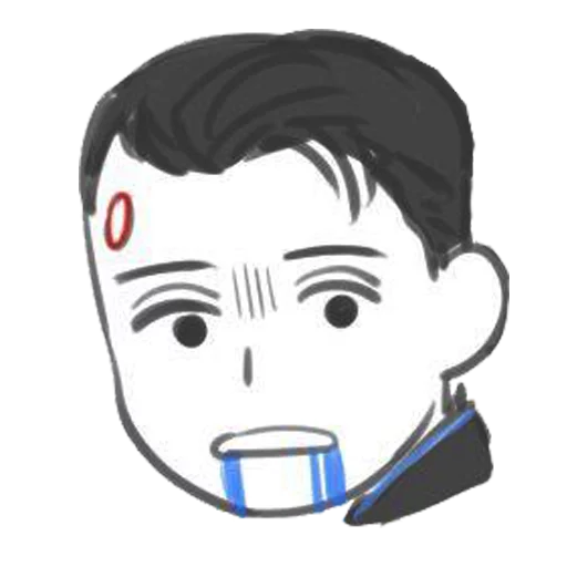 Sticker from the "Detroit: Become Human (Connor)" sticker pack