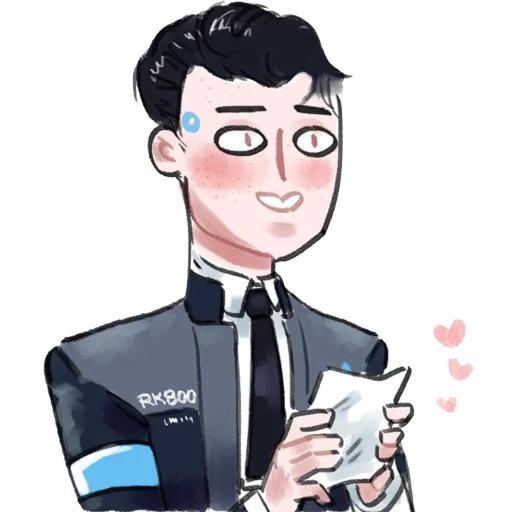 Sticker from the "Detroit: Become Human (Connor)" sticker pack