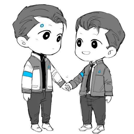 Sticker from the "Detroit: Become Human (Connor)" sticker pack