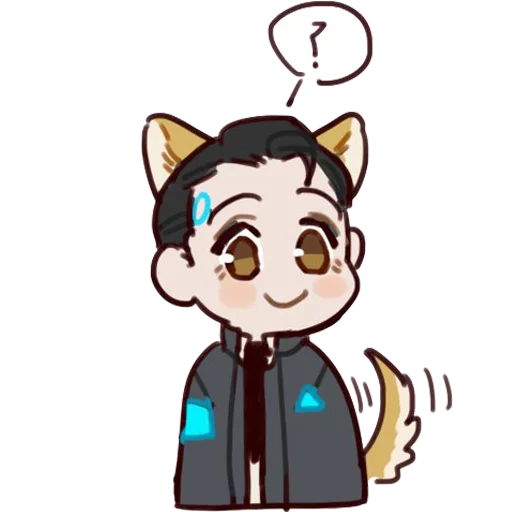 Sticker from the "Detroit: Become Human (Connor)" sticker pack