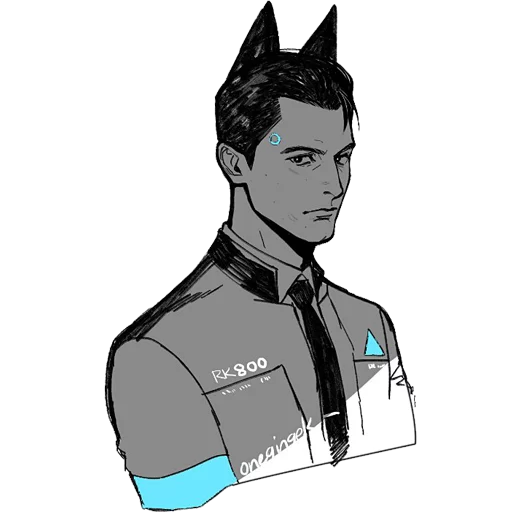 Sticker Detroit: Become Human (Connor)