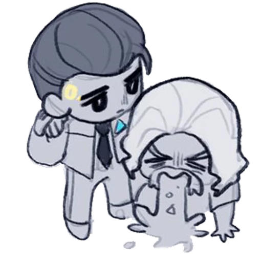 Sticker from the "Detroit: Become Human (Connor)" sticker pack