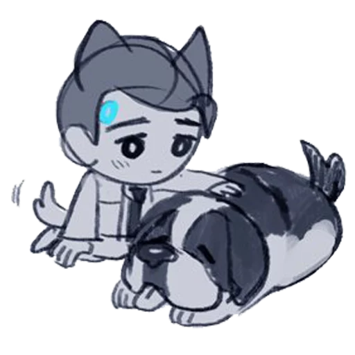 Sticker Detroit: Become Human (Connor)