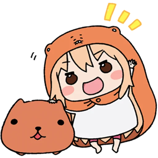 Стикер из набора "UMARU-chan"