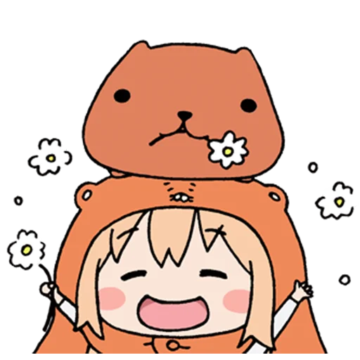 Стикер из набора "UMARU-chan"