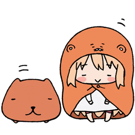 Стикер из набора "UMARU-chan"