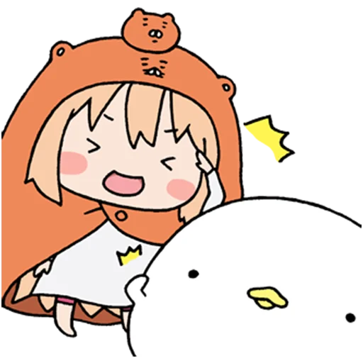 Стикер из набора "UMARU-chan"