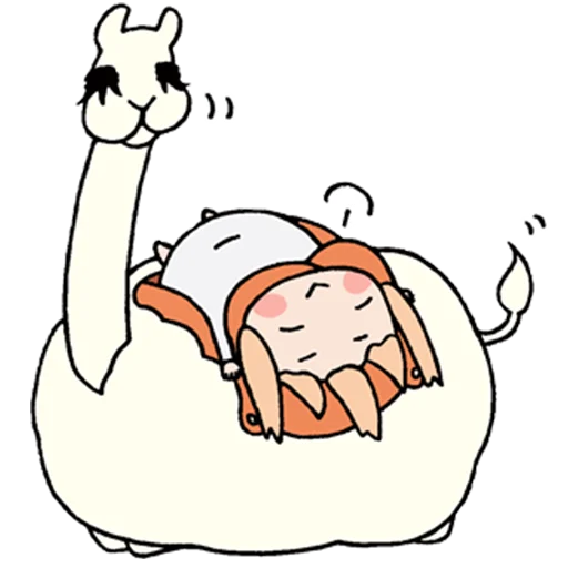 Sticker from the "UMARU-chan" sticker pack