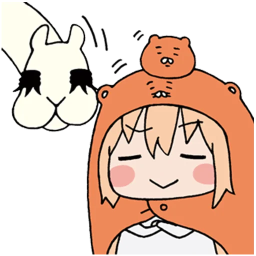 Стикер из набора "UMARU-chan"