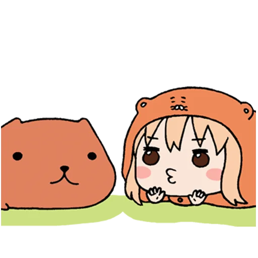 Стикер из набора "UMARU-chan"