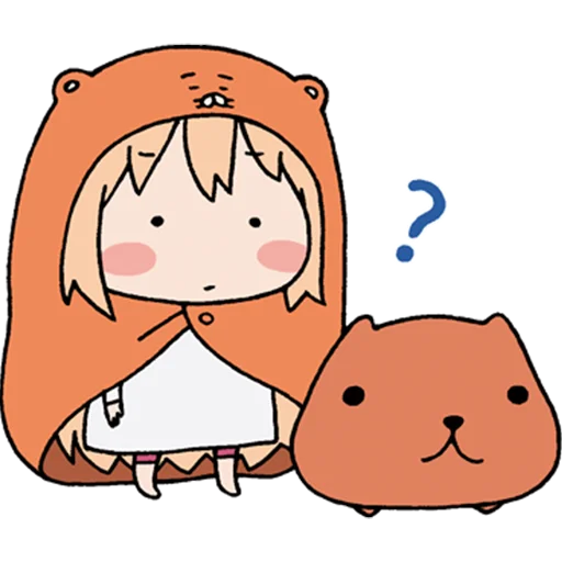 Стикер из набора "UMARU-chan"