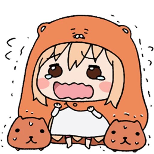 Стикер из набора "UMARU-chan"