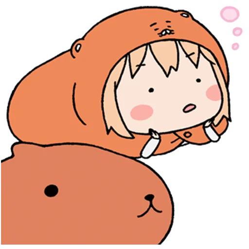 Стикер из набора "UMARU-chan"