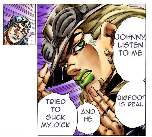 Sticker from the "Johnny joestar" sticker pack