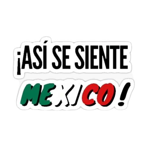 Sticker from the "México Mi Amor" sticker pack