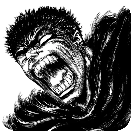 Sticker from the "Berserk and Vinland saga" sticker pack