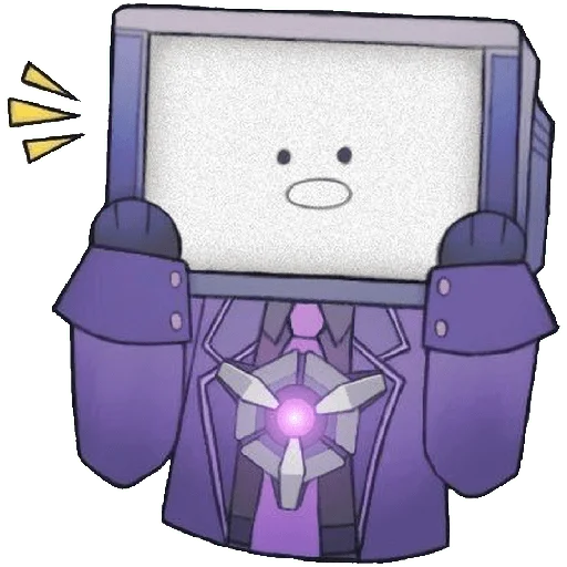 Sticker from the "Tvman titan" sticker pack