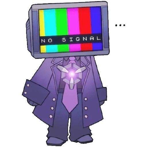 Sticker from the "Tvman titan" sticker pack