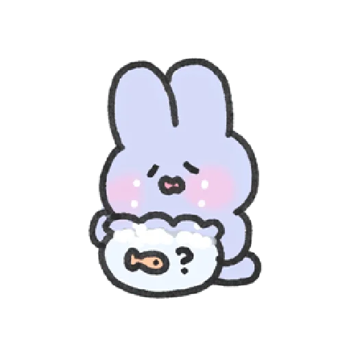 Sticker from the "cry кролл !! ୨ 🐇 ୧" sticker pack