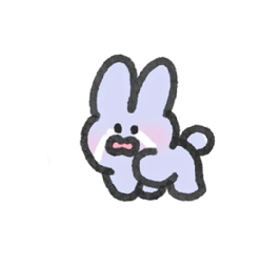 Sticker from the "cry кролл !! ୨ 🐇 ୧" sticker pack