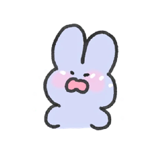 Sticker from the "cry кролл !! ୨ 🐇 ୧" sticker pack