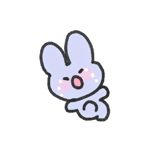 Sticker from the "cry кролл !! ୨ 🐇 ୧" sticker pack