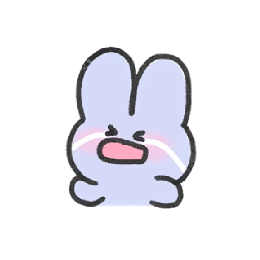 Sticker from the "cry кролл !! ୨ 🐇 ୧" sticker pack