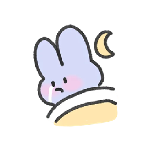 Sticker from the "cry кролл !! ୨ 🐇 ୧" sticker pack