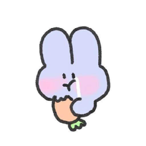 Sticker from the "cry кролл !! ୨ 🐇 ୧" sticker pack